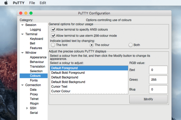 putty for mac 8.5 1